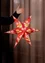 “Baluns” paper Christmas star (lava red One Size)