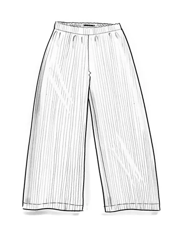 Pantalon en velours de coton biologique/polyester recyclé - brique