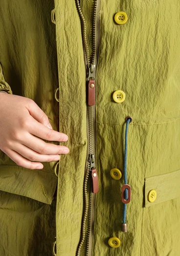 Parka "Fiona" en tissu de polyamide recyclé - avocat