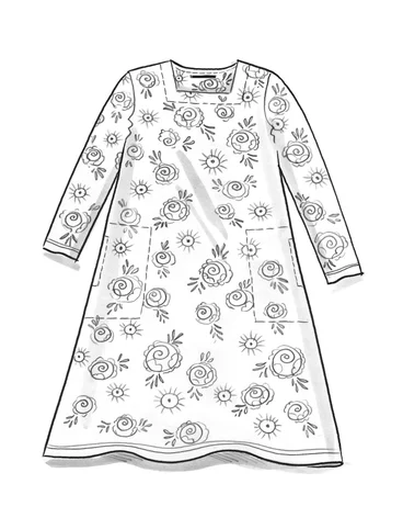 Robe "Maya" en jersey de lyocell/élasthanne - henné