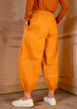 Pantalon « Buij » en coton biologique - œillet d'inde