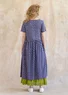 Jerseykleid „Billie“ aus Bio-Baumwolle/Modal (dunkelindigo-gemustert S)