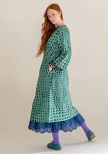 “Mary” woven dress in organic cotton/linen - artemisia