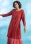 “Luna” lyocell/elastane jersey dress (agate red S)