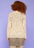 “Luisa” linen/recycled cotton pointelle cardigan (natural/undyed XXL)