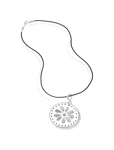 “Gunilla” necklace in silver - silver