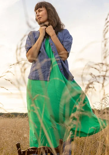 “Seraj” linen blouse - light bluebell