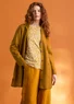 Felted organic wool blazer (curry S)