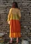 Kleid „Desert“ aus Öko-Baumwollgewebe (ocker M)