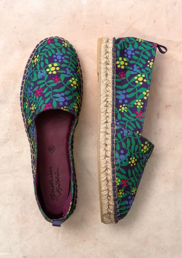 Espadrilles „Hake“ aus Baumwolle - amethyst