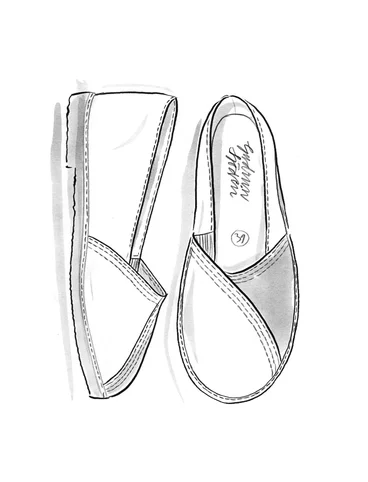Schuhe aus Nappaleder - klarrot