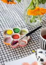 “Play” ceramic palette - coral