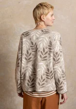 “Ophelia” organic/recycled cotton sweater - dark natural