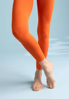 Yksiväriset leggingsit kierrätettyä polyamidia - ruusunmarja