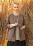 Linen/organic cotton jacket (potato S)