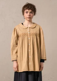 Bluse „Fille“ aus Öko-Baumwolle - roggen