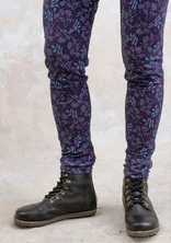 “Rowan” jersey leggings in lyocell/spandex - blackberry