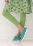 Legging rayé en polyamide recyclé (vert petit pois/lavande clair XL)