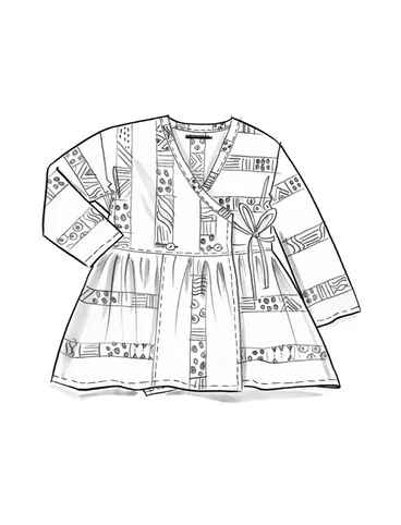“Zenit” woven blouse in organic cotton - vanilj