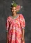 “Great Rose” woven organic cotton/silk dress (Pale powder pink XS)