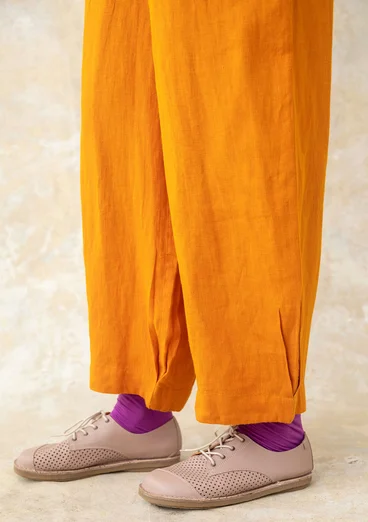 Woven linen pants - masala