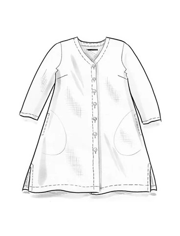Woven linen blouse - black