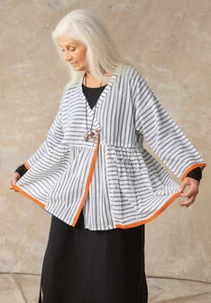 “Nord” woven organic cotton blouse - light ecru