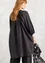 Kleid „Hilda“ aus Bio-Baumwollgewebe (schwarz S)