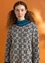 “Freja” knitted organic/recycled cotton tunic (feather XXL)