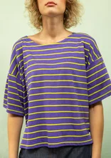 “Elise” organic cotton/modal top - amethyst