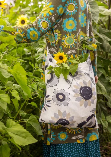 Sac "Sunflower" en coton biologique/lin - écru