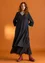 Robe « Tyra » en jersey de coton biologique/modal (noir S)