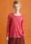 “Helga” lyocell/elastane jersey top (coral/patterned S)