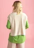 Sleeveless “Edna” Bästis sweater in recycled cotton (undyed XS)