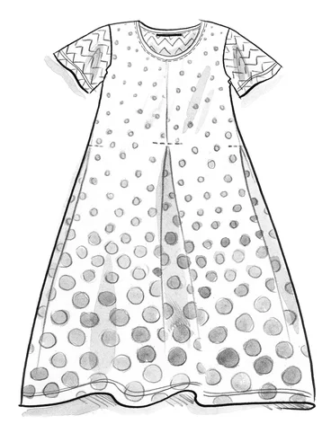 Kleid „Raster“ aus Micromodal/Elasthan - salbei