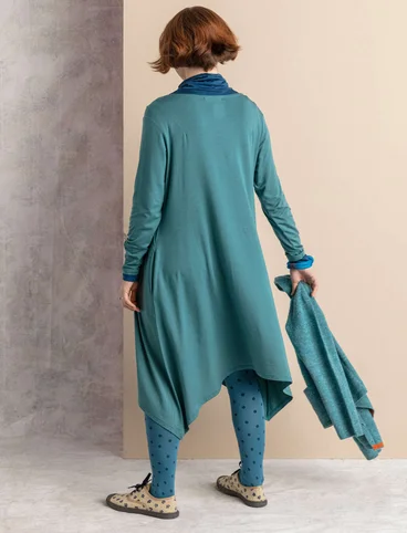 Tricot jurk van lyocell/elastaan - veronagroen