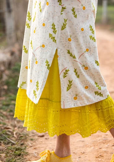 Robe "Dandelion" en jersey de coton biologique - écru