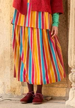 Woven “Akira” skirt in organic cotton - natural