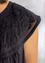 Robe "Pezenas" en coton biologique tissé (noir S)