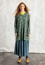 “Rut” woven skirt in rayon/linen - verona green