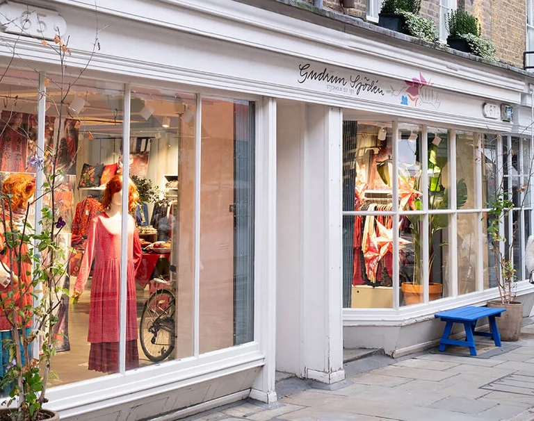 Gudrun Sjödén’s store on Monmouth Street in London. 