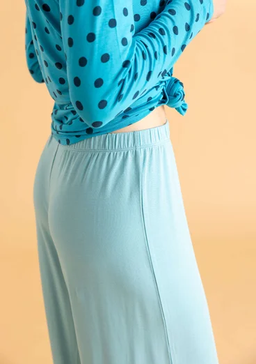 Jersey pants in lyocell/spandex - blue topaz