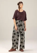 “Taiyoko” lyocell/elastane jersey trousers - black