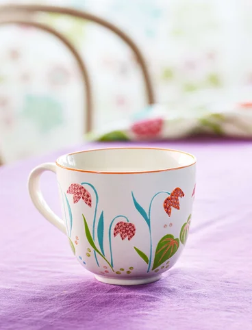 Tasse à thé ”Ängslilja” en céramique - écru