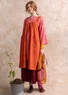 Balalaika-Kleid „Amber“ aus Öko-Baumwolle/Leinen (chili S)