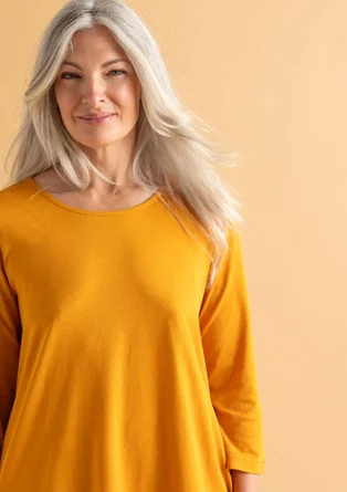 “Millie” organic cotton/modal jersey top - sahara