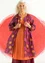 Kleid „Billie“ aus Öko-/Recycling-Baumwolle (weinrot-bedruckt XS)