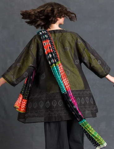 Katoenen kimono "Create" - zwart