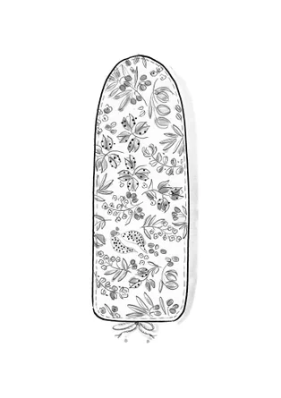 “Olives” organic cotton ironing board cover - natural