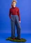 Pantalon "Field" en coton biologique tissé (bleu brume S)